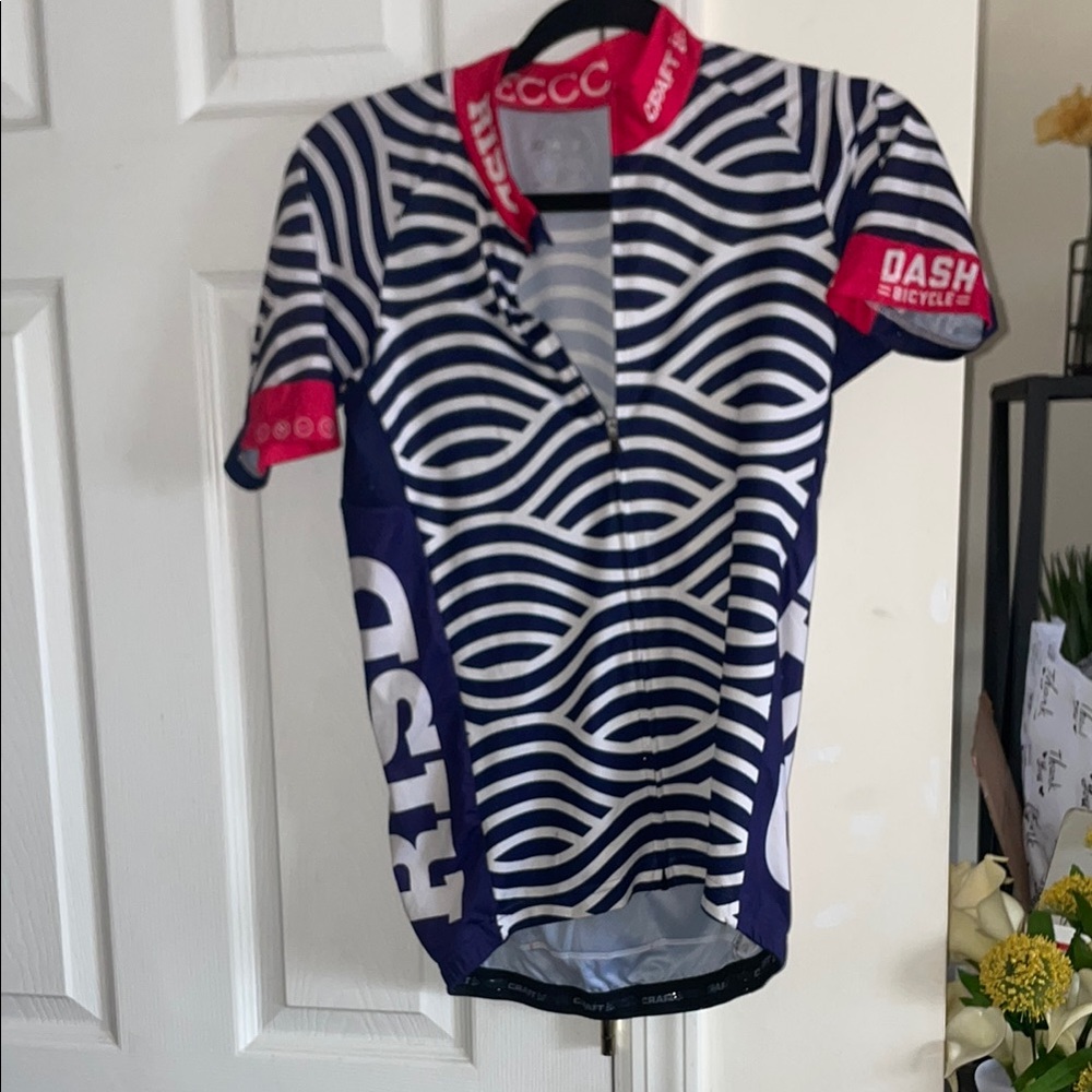Craft Cycling Jersey - Blue and White
